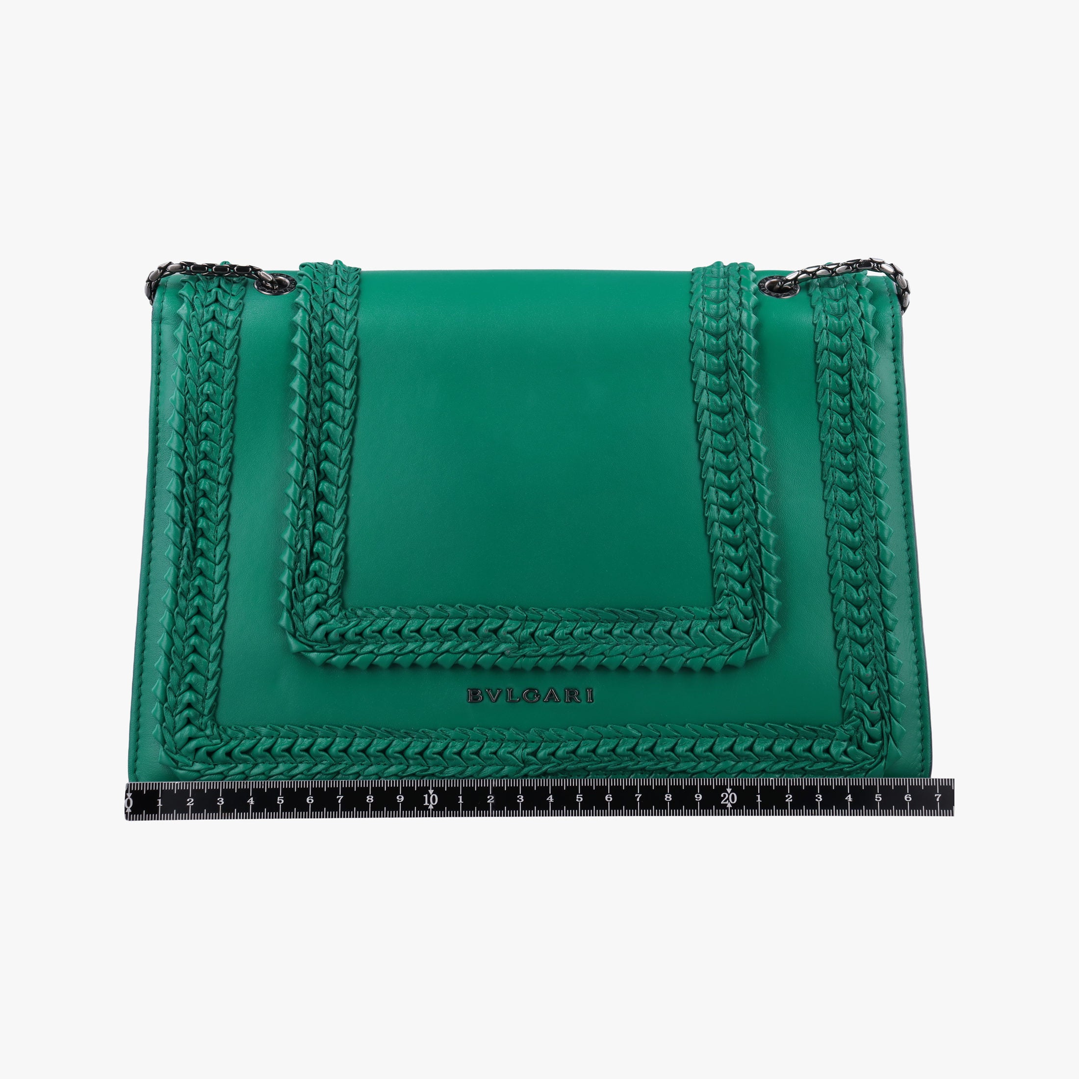 Pre-owned Bvlgari Serpenti Forever Green leather  shoulderbag | stylenewstar