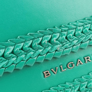 Pre-owned Bvlgari Serpenti Forever Green leather  shoulderbag | stylenewstar