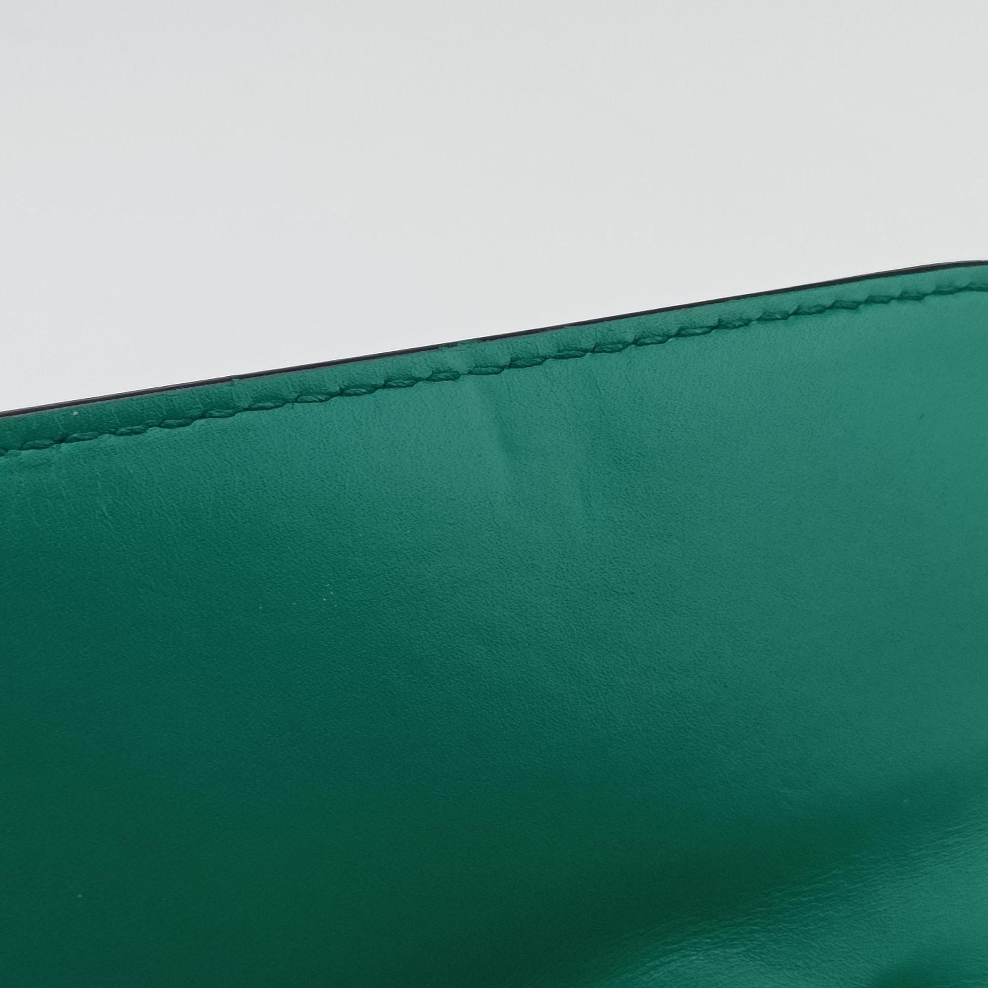 Pre-owned Bvlgari Serpenti Forever Green leather  shoulderbag | stylenewstar