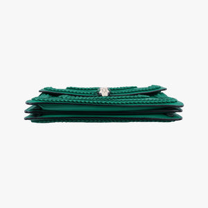 Pre-owned Bvlgari Serpenti Forever Green leather  shoulderbag | stylenewstar