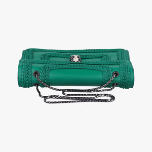 Pre-owned Bvlgari Serpenti Forever Green leather  shoulderbag | stylenewstar