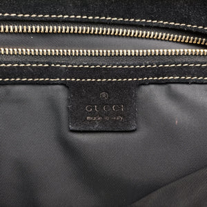 Pre-owned Gucci Dialux Britt Hobo Black Leather 167732 shoulderbag | stylenewstar