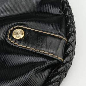 Pre-owned Gucci Dialux Britt Hobo Black Leather 167732 shoulderbag | stylenewstar