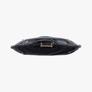 Pre-owned Gucci Dialux Britt Hobo Black Leather 167732 shoulderbag | stylenewstar