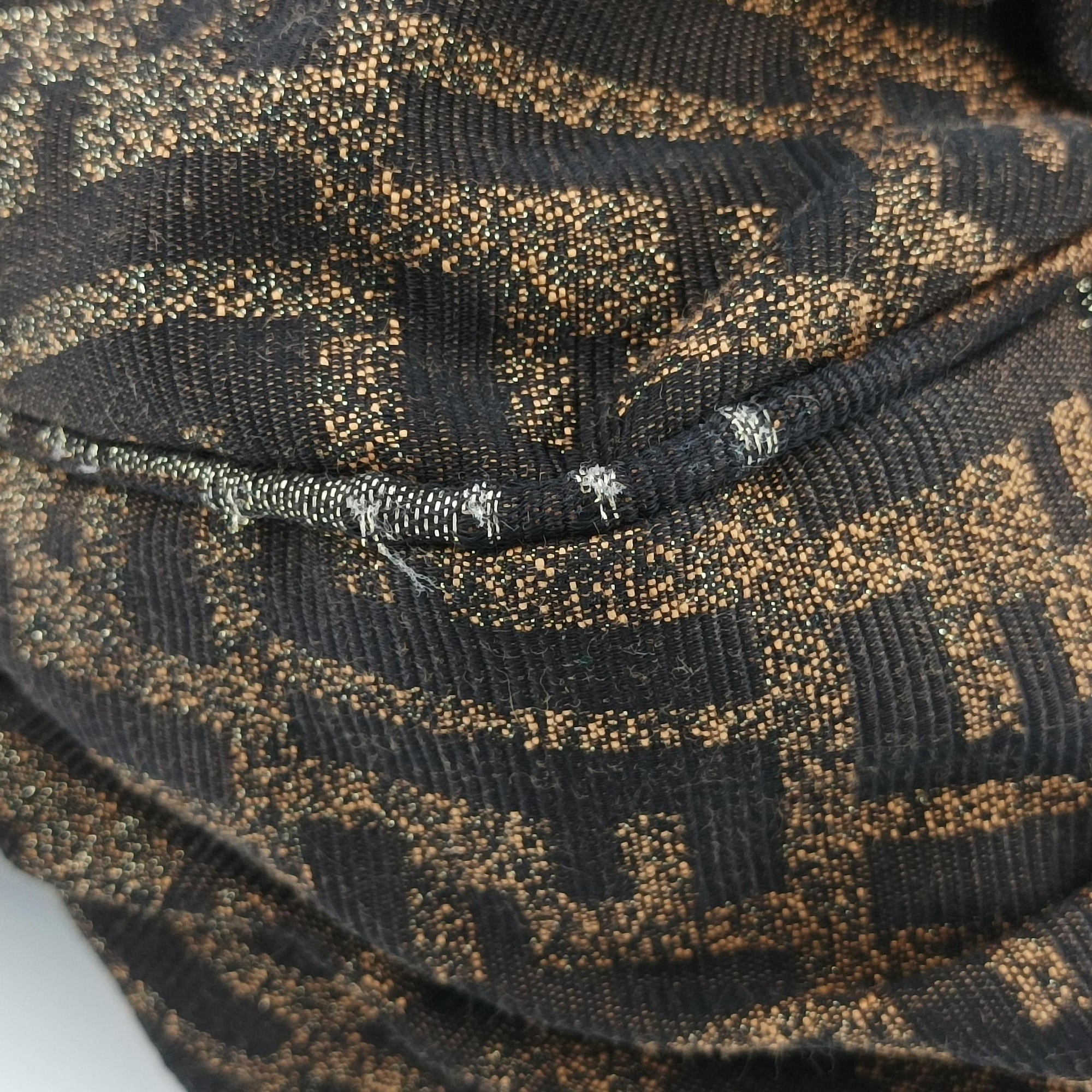 Pre-owned Fendi Mia Brown canvas 8BR616 shoulderbag | stylenewstar