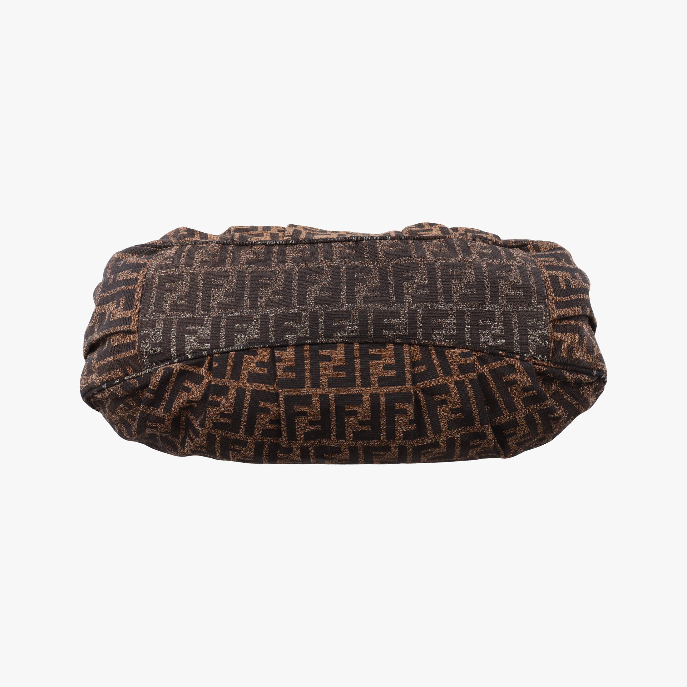 Pre-owned Fendi Mia Brown canvas 8BR616 shoulderbag | stylenewstar