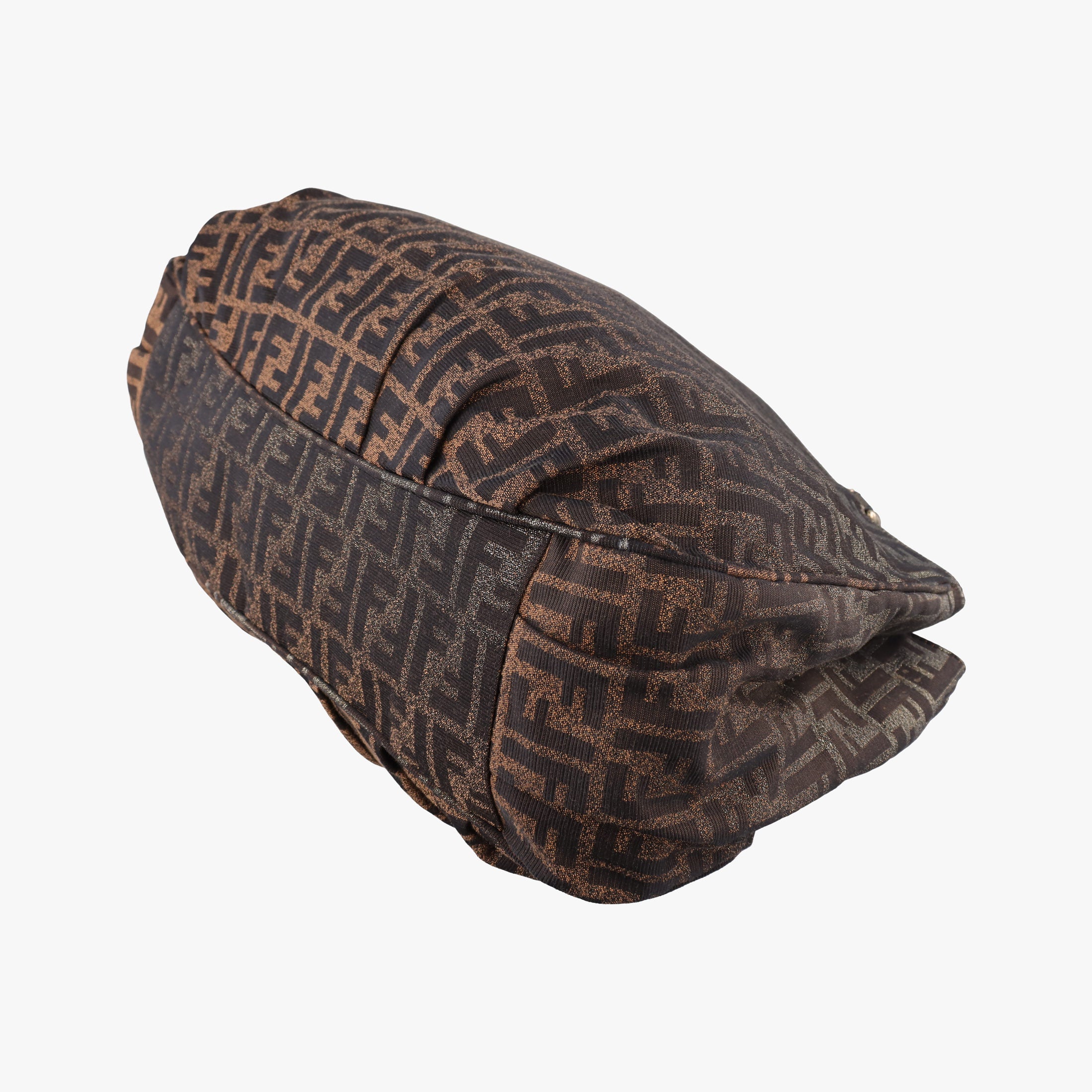 Pre-owned Fendi Mia Brown canvas 8BR616 shoulderbag | stylenewstar