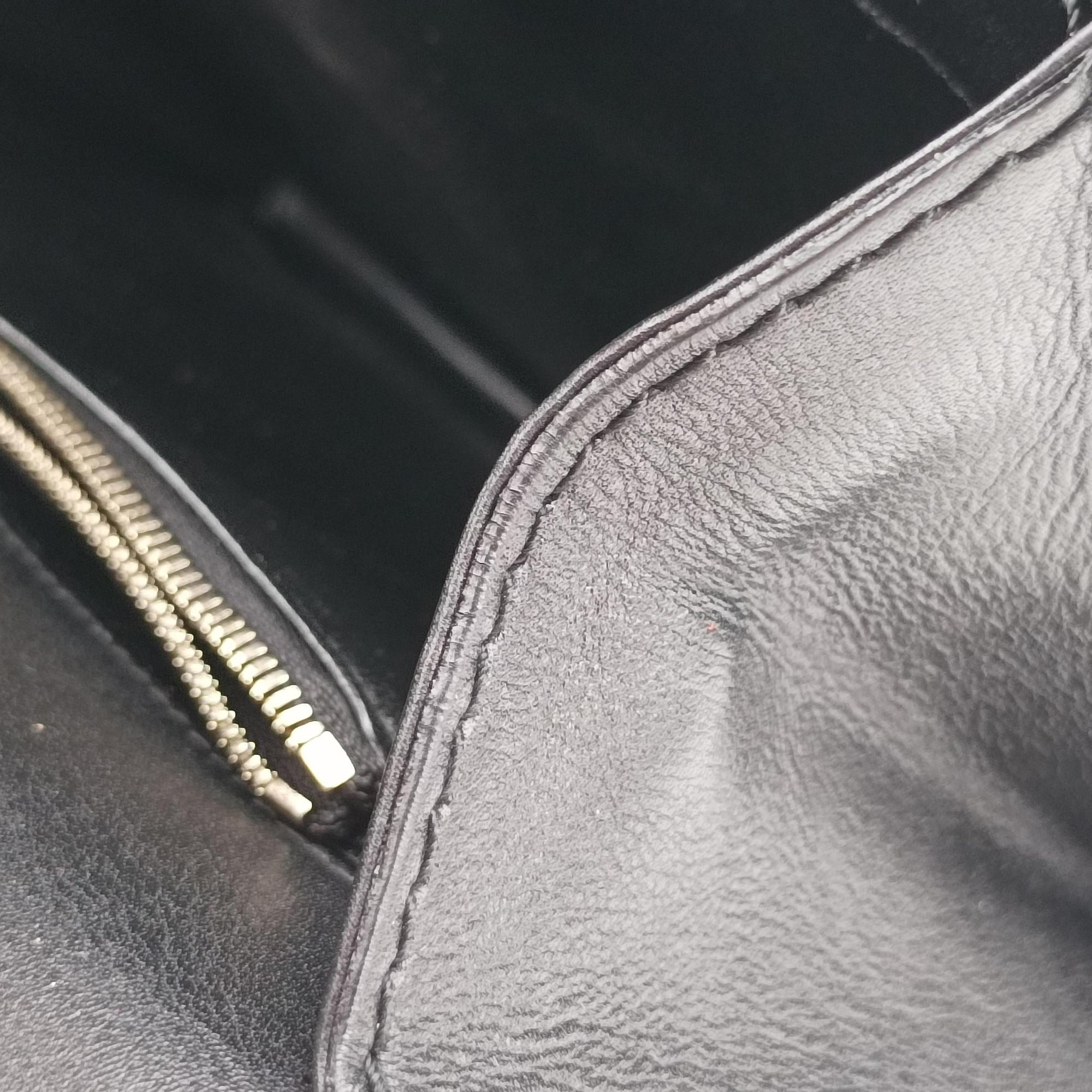 Pre-owned Gucci Interlocking 1973 Flap Black Leather 277522 shoulderbag | stylenewstar