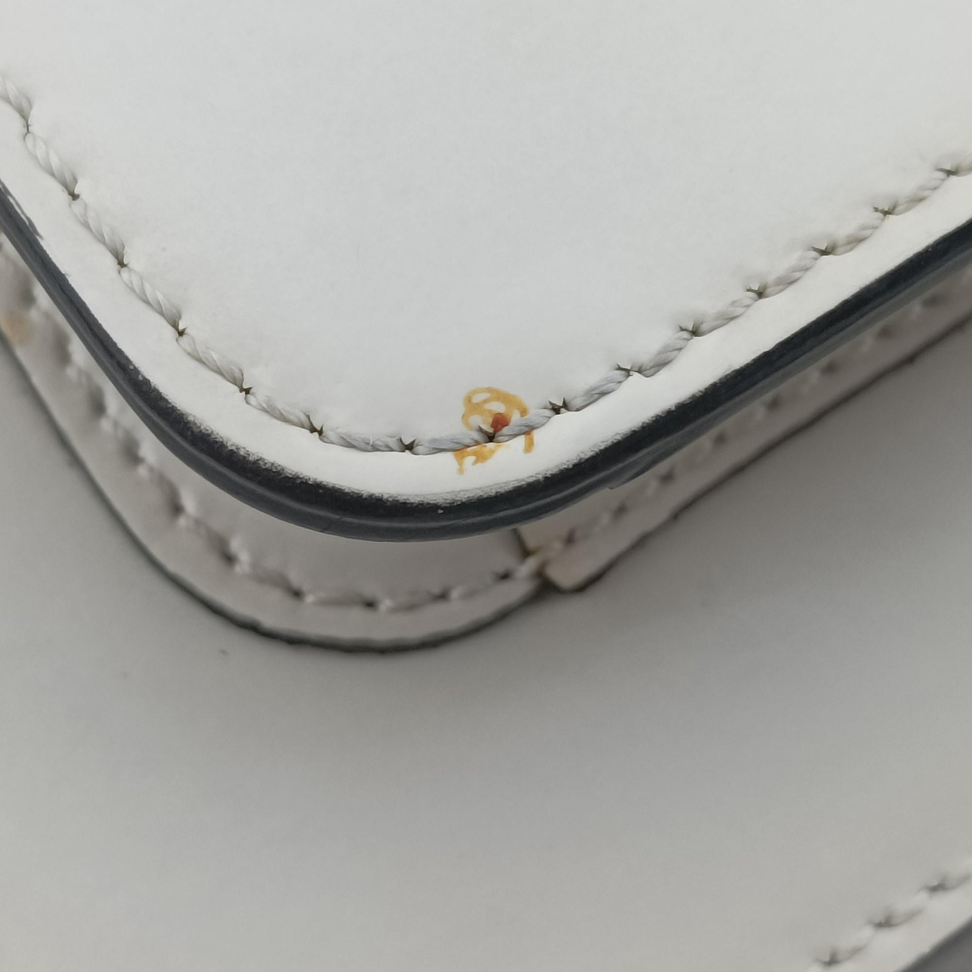 Pre-owned Marni TRUNK White × Green Leather  shoulderbag | stylenewstar