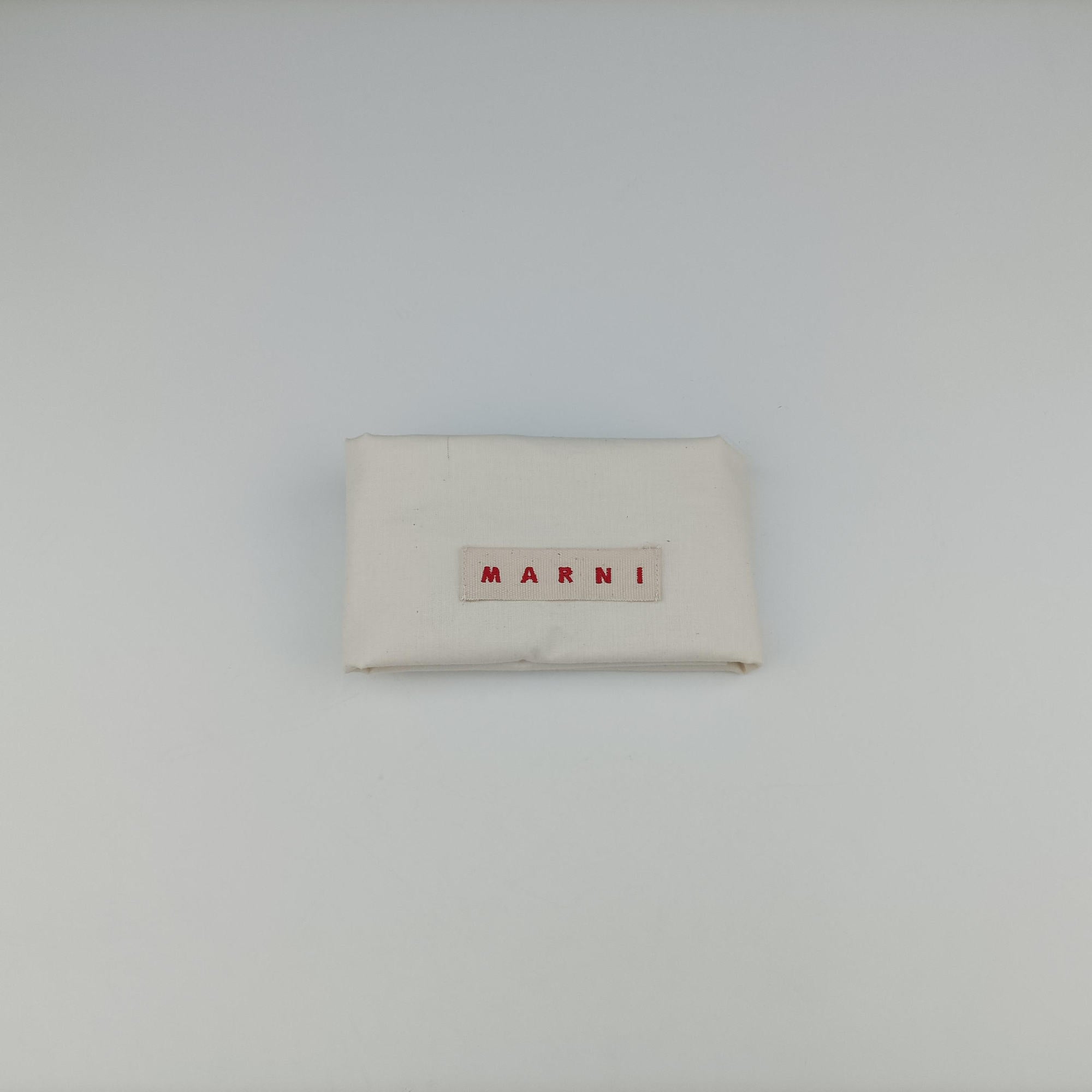 Pre-owned Marni TRUNK White × Green Leather  shoulderbag | stylenewstar
