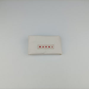 Pre-owned Marni TRUNK White × Green Leather  shoulderbag | stylenewstar