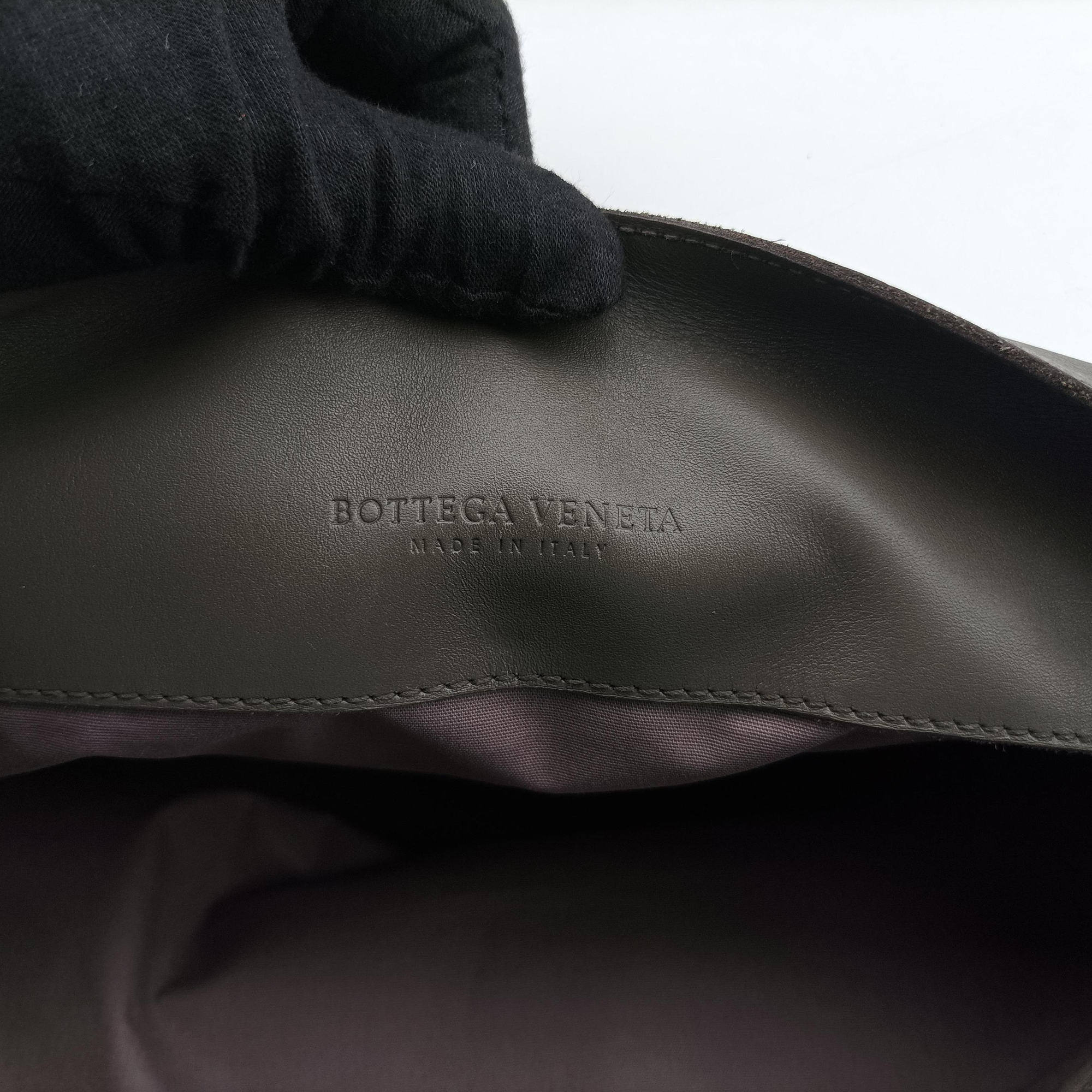 Vintage Bottega Veneta Intrecciato Grey lambskin  shoulderbag | stylenewstar