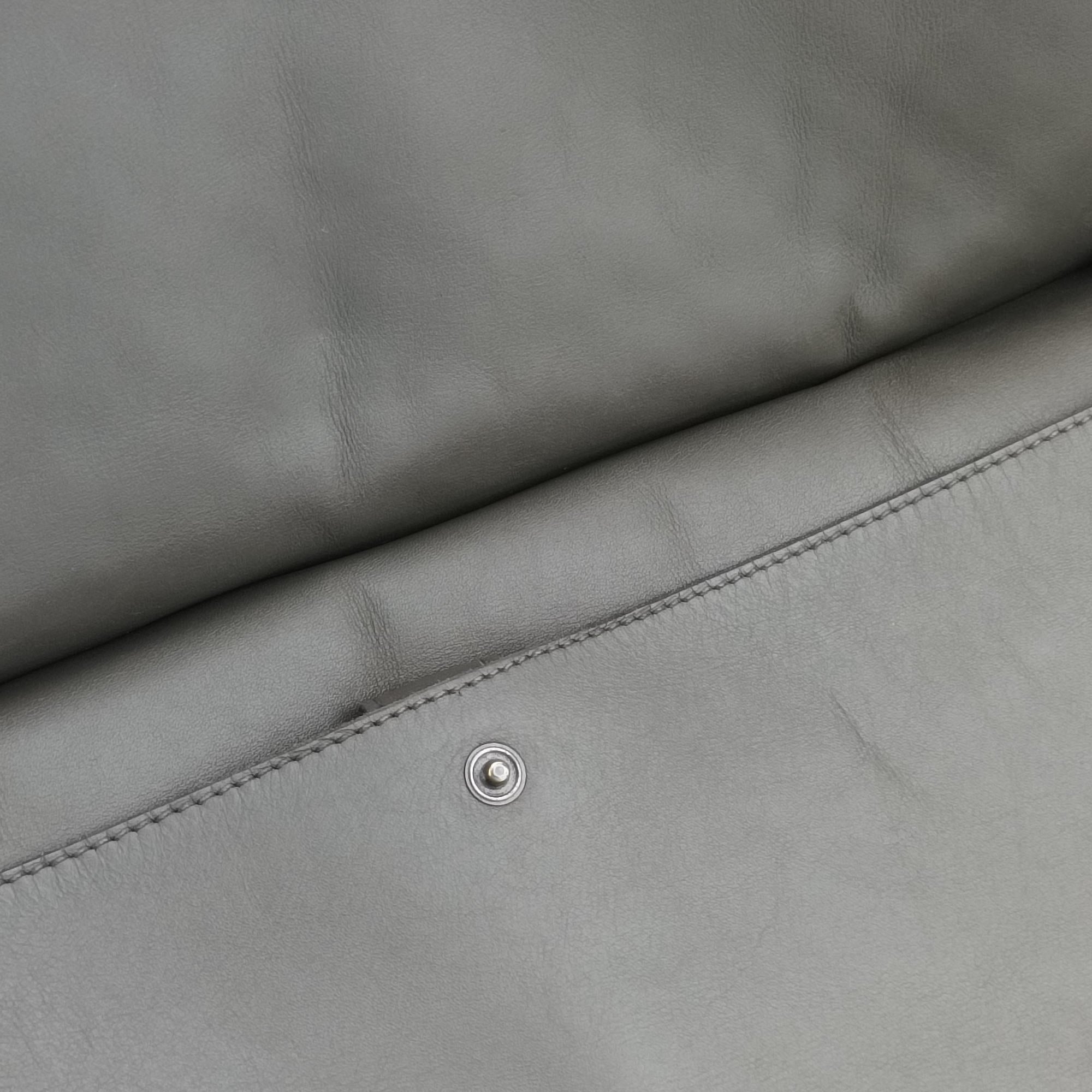 Vintage Bottega Veneta Intrecciato Grey lambskin  shoulderbag | stylenewstar