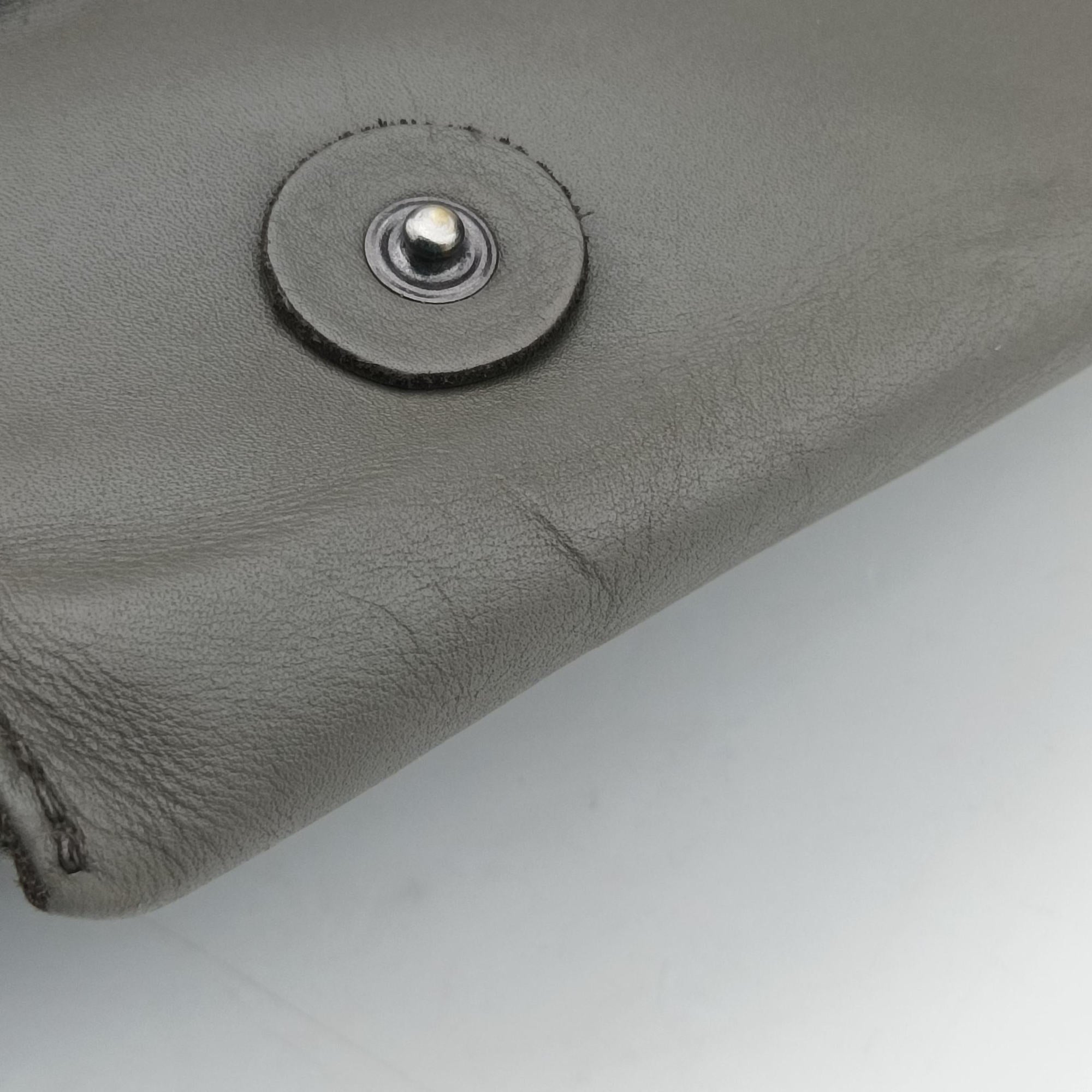 Vintage Bottega Veneta Intrecciato Grey lambskin  shoulderbag | stylenewstar
