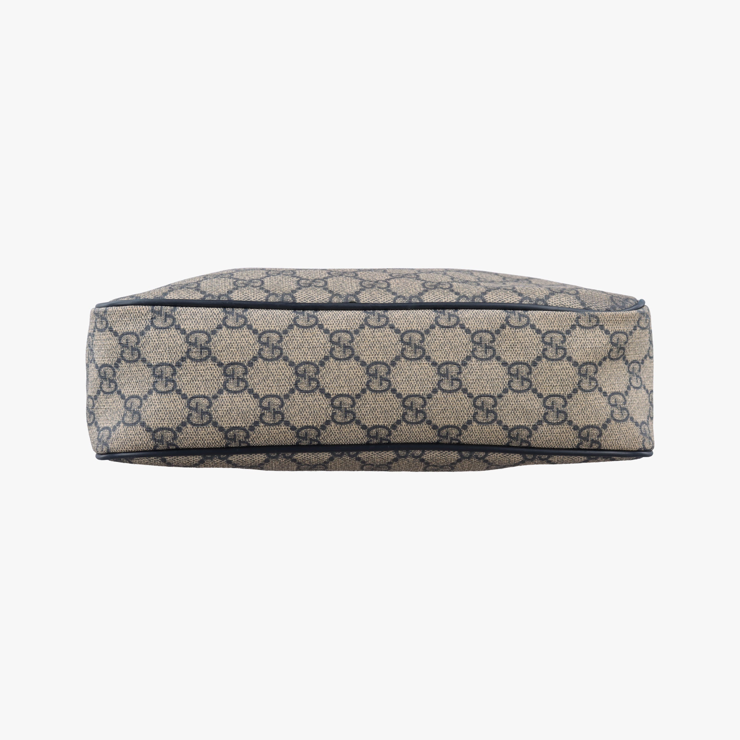 Pre-owned Gucci GG Imprime Messenger Beige × Navy PVC coated canvas×leather 201448 shoulderbag | stylenewstar