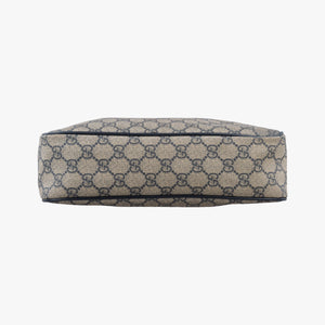Pre-owned Gucci GG Imprime Messenger Beige × Navy PVC coated canvas×leather 201448 shoulderbag | stylenewstar