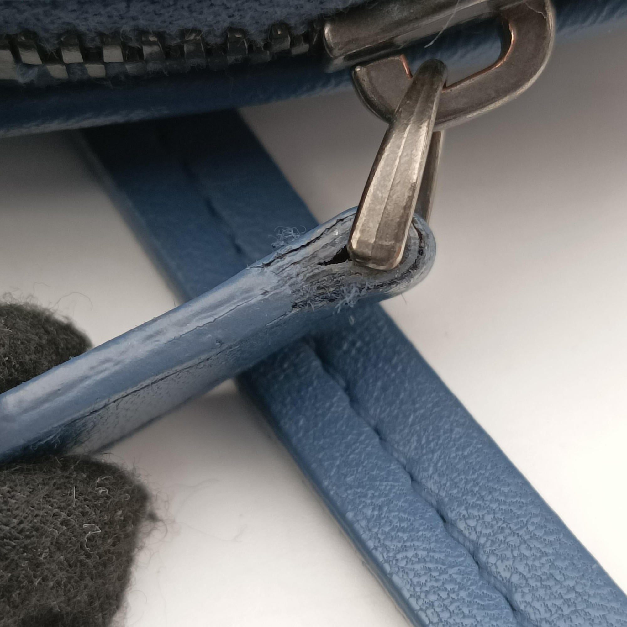 Secondhand Bottega Veneta NODINI Intrecciato Blue lambskin  shoulderbag | stylenewstar