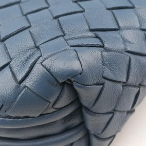 Secondhand Bottega Veneta NODINI Intrecciato Blue lambskin  shoulderbag | stylenewstar