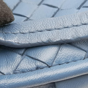 Secondhand Bottega Veneta NODINI Intrecciato Blue lambskin  shoulderbag | stylenewstar
