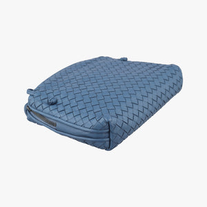 Secondhand Bottega Veneta NODINI Intrecciato Blue lambskin  shoulderbag | stylenewstar