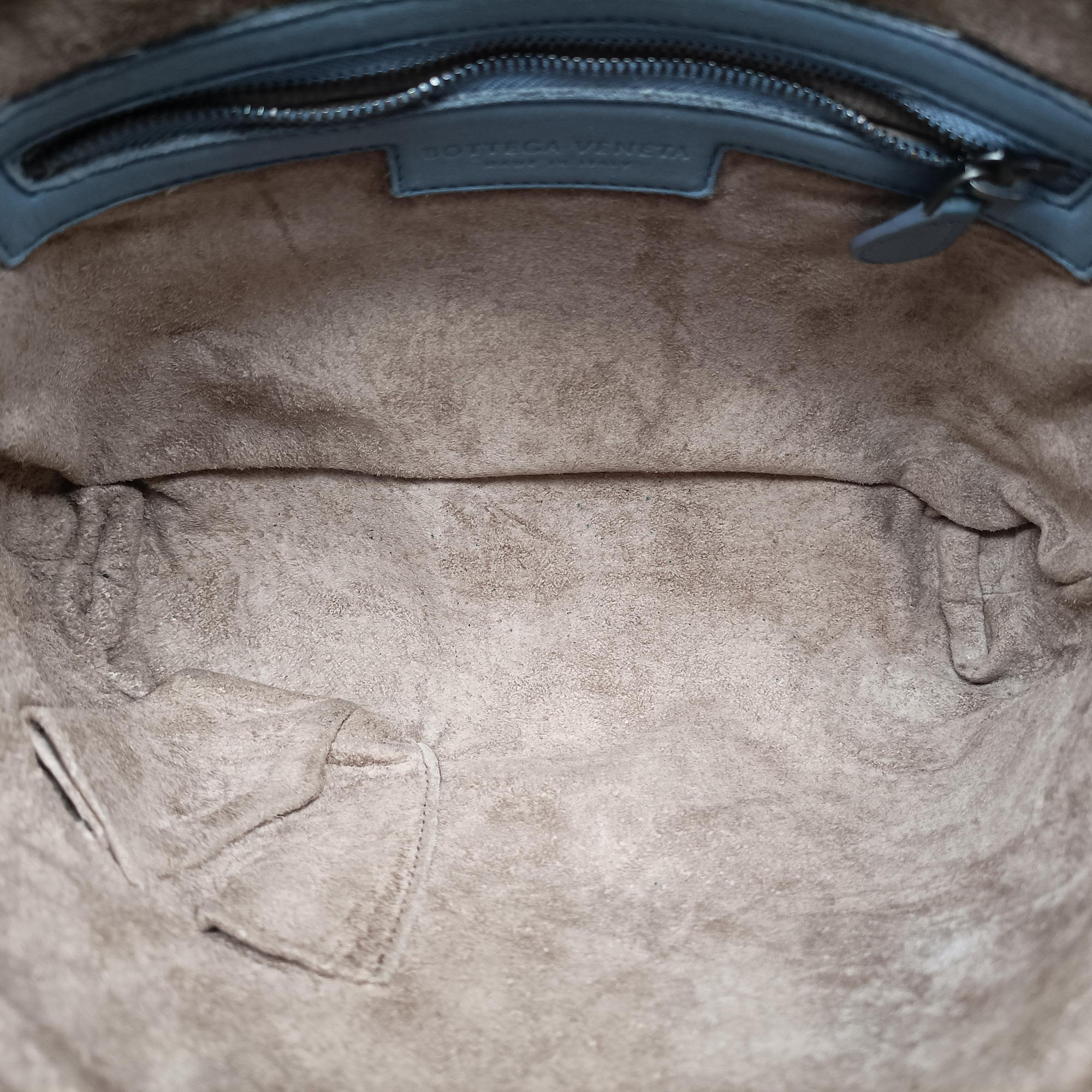 Secondhand Bottega Veneta NODINI Intrecciato Blue lambskin  shoulderbag | stylenewstar