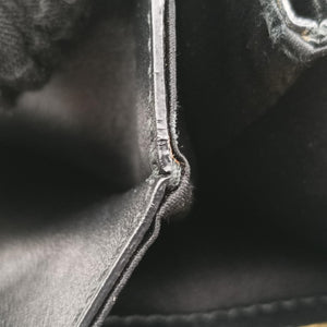 Pre-owned Ferragamo Vara Stripe Black× Gold×Silver Leather  shoulderbag | stylenewstar