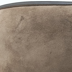 Secondhand Ferragamo Margot Grey×Taupe Mixed Suede × leather  shoulderbag | stylenewstar