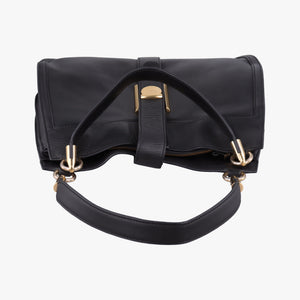 Pre-owned Ferragamo Enny hobo Black Leather  shoulderbag | stylenewstar