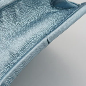 Pre-owned Prada Diagramme Blue Leather  shoulderbag | stylenewstar