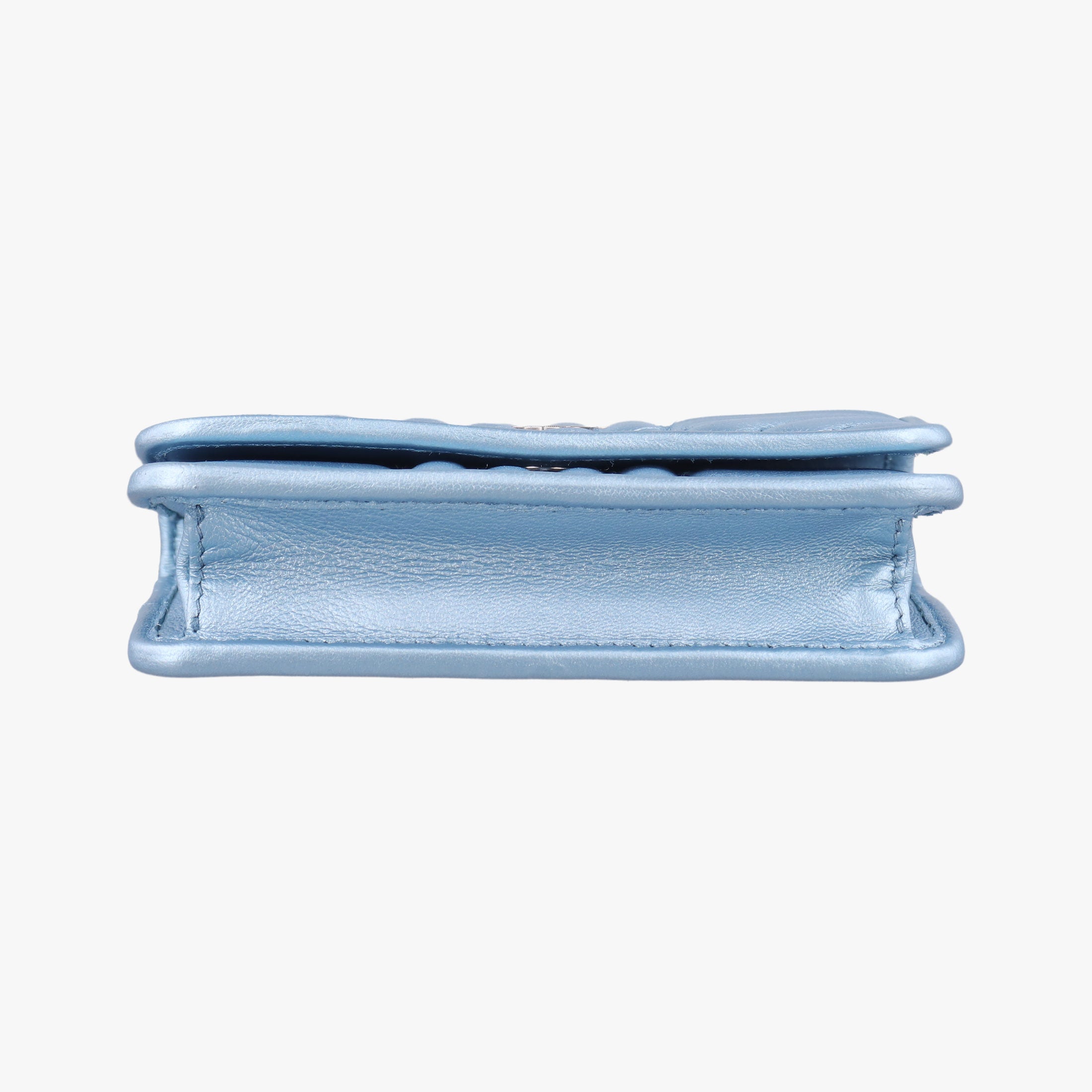 Pre-owned Prada Diagramme Blue Leather  shoulderbag | stylenewstar