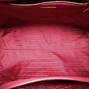 Pre-owned Prada Boston Pink SAFFIANO Leather BN1874 handbag | stylenewstar