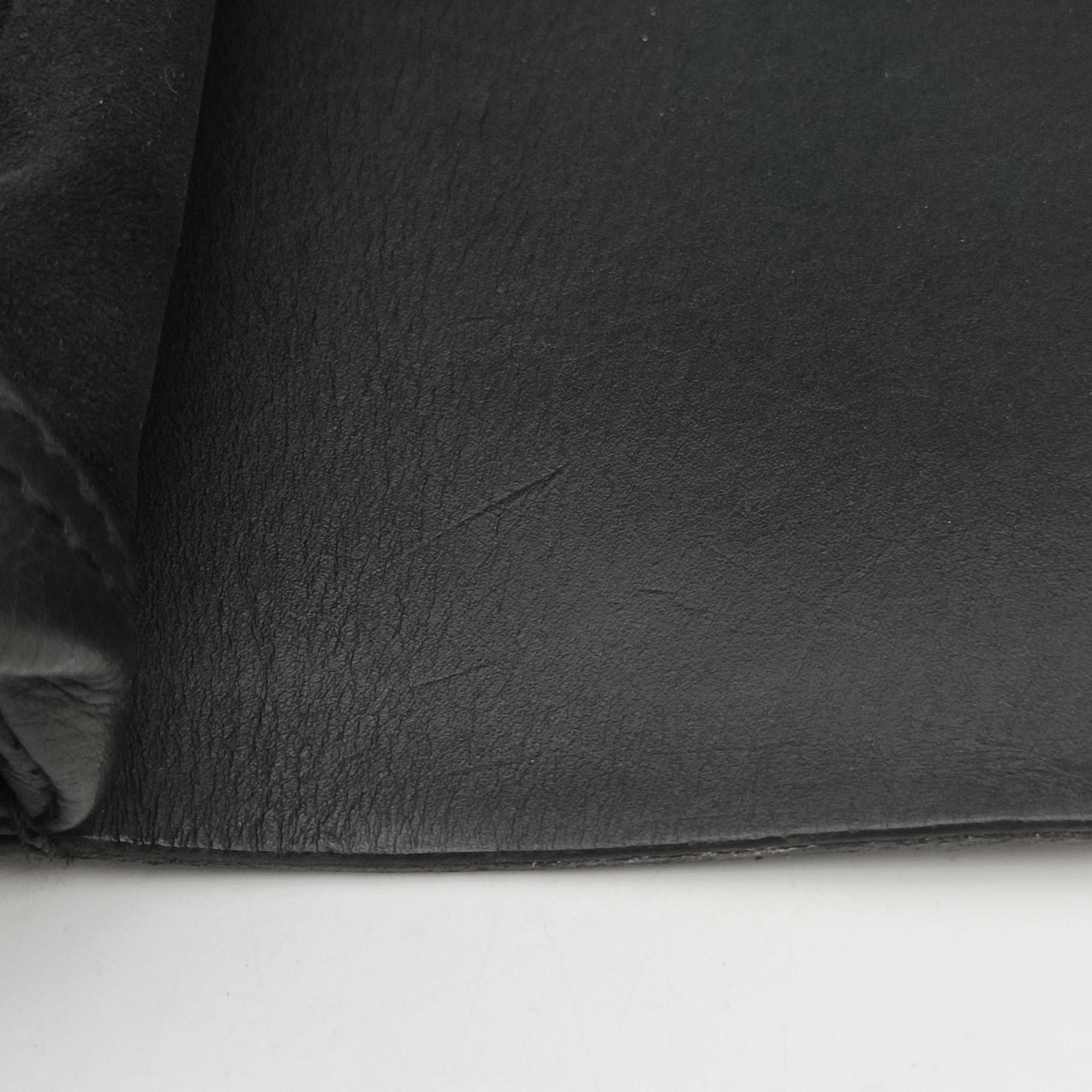 Pre-owned Burberry Bridle Black Leather  shoulderbag | stylenewstar