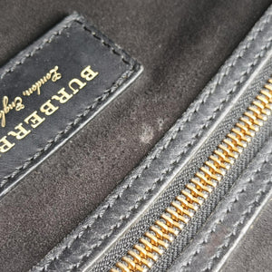 Pre-owned Burberry Bridle Black Leather  shoulderbag | stylenewstar