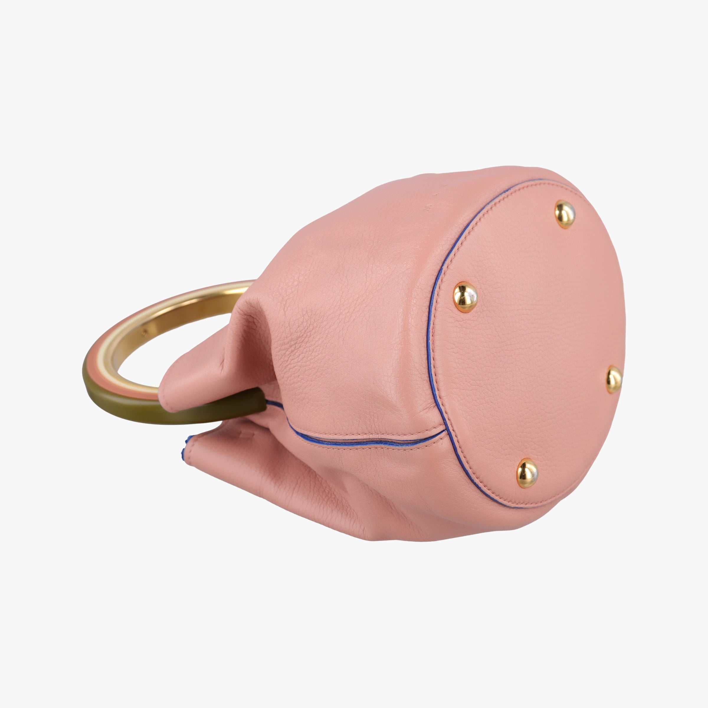 Pre-owned Marni Pannier Pink Leather  shoulderbag | stylenewstar