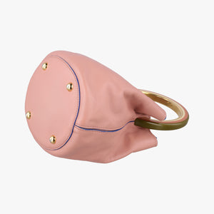 Pre-owned Marni Pannier Pink Leather  shoulderbag | stylenewstar