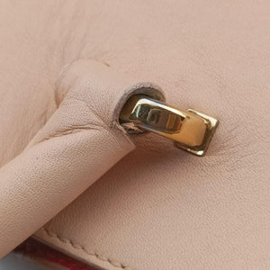 Vintage Ferragamo Gancini Juliet Beige leather  handbag | stylenewstar