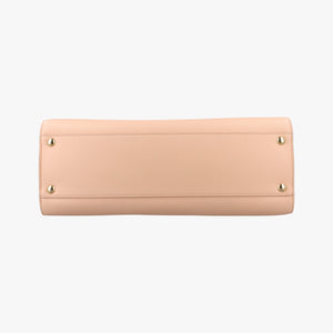 Vintage Ferragamo Gancini Juliet Beige leather  handbag | stylenewstar