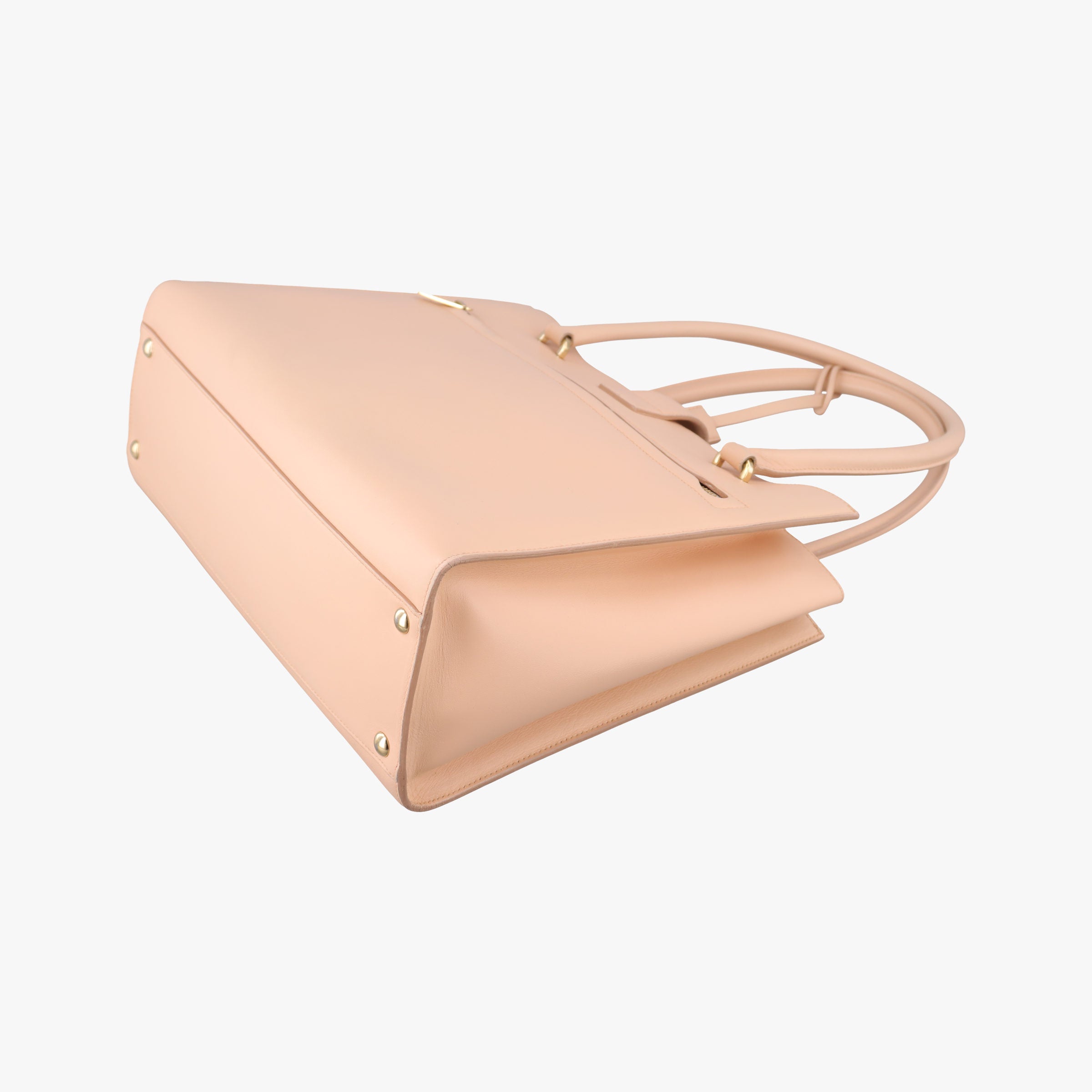 Vintage Ferragamo Gancini Juliet Beige leather  handbag | stylenewstar