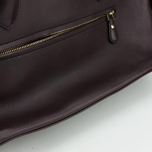 Vintage Ferragamo fiamma Burgundy Leather  handbag | stylenewstar