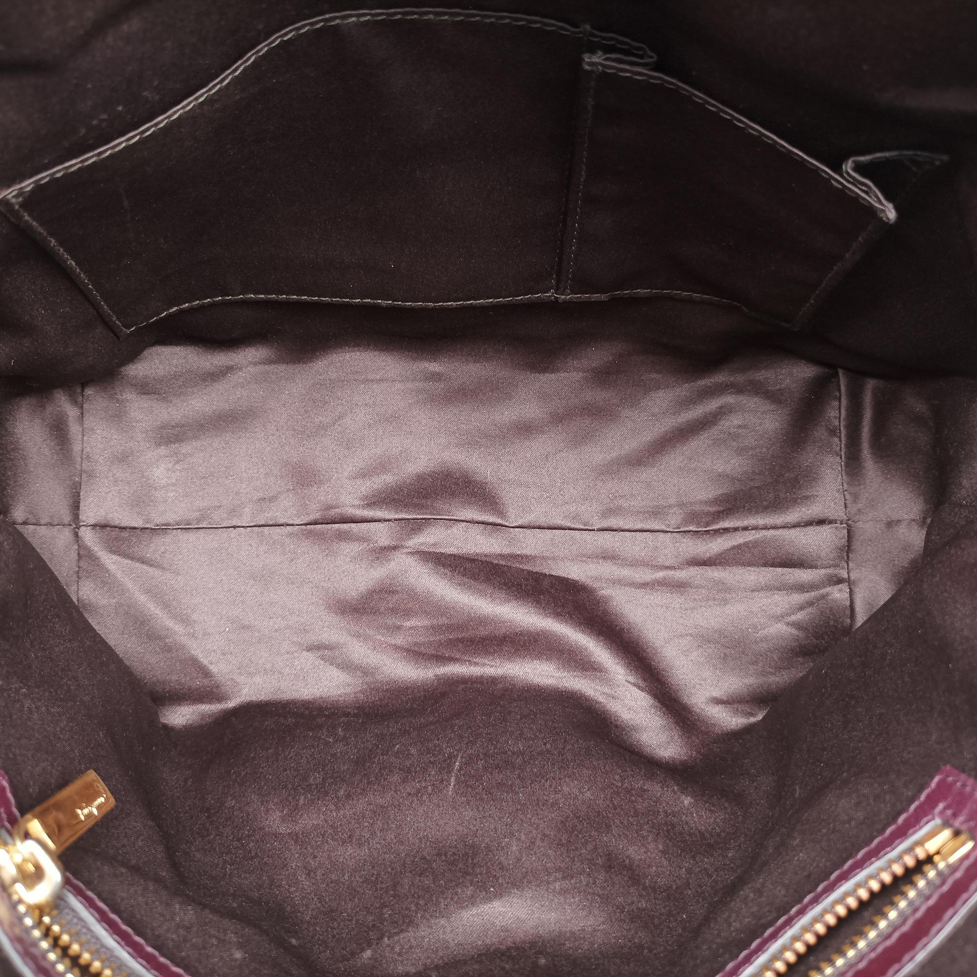 Vintage Ferragamo fiamma Burgundy Leather  handbag | stylenewstar