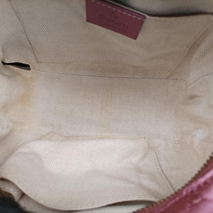 Pre-owned Gucci Microguccissima bamboo camera Pink Leather 309538 shoulderbag | stylenewstar