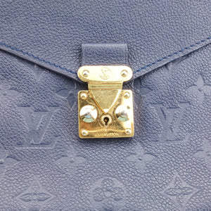 Pre-owned Louis Vuitton Metis Hobo Celeste Blue Monogram Empreinte M40812 shoulderbag | stylenewstar