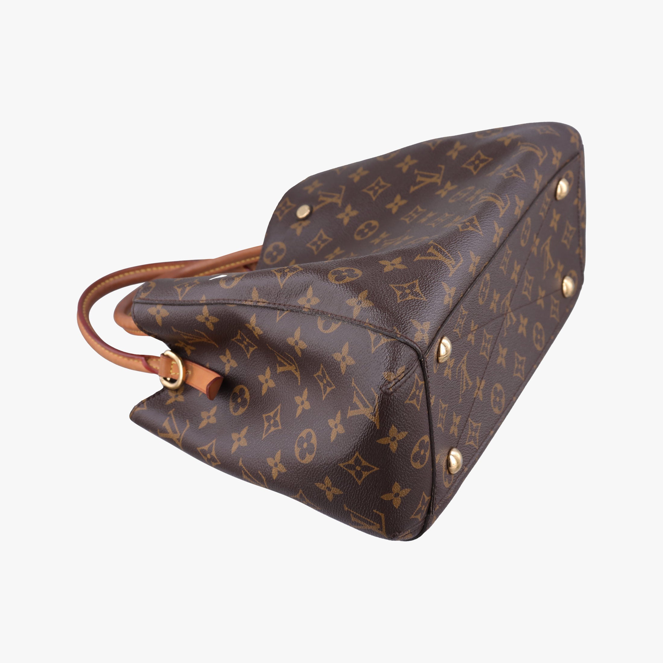Pre-owned Louis Vuitton MONTAIGNE MM Brown Monogram Canvas M41056 shoulderbag | stylenewstar