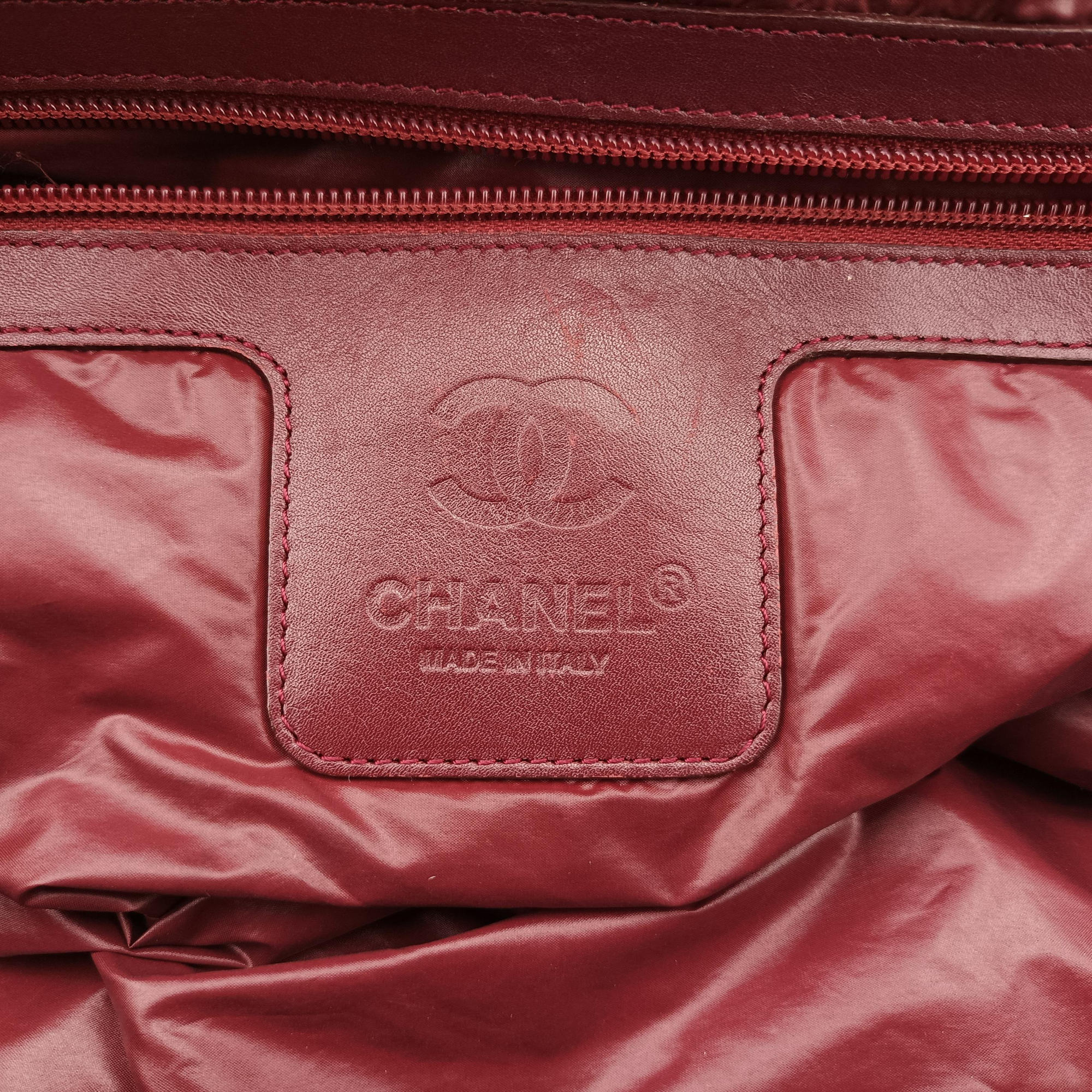 Pre-owned Chanel Cococoon Quilting Black Nylon×Leather A47107 handbag | stylenewstar