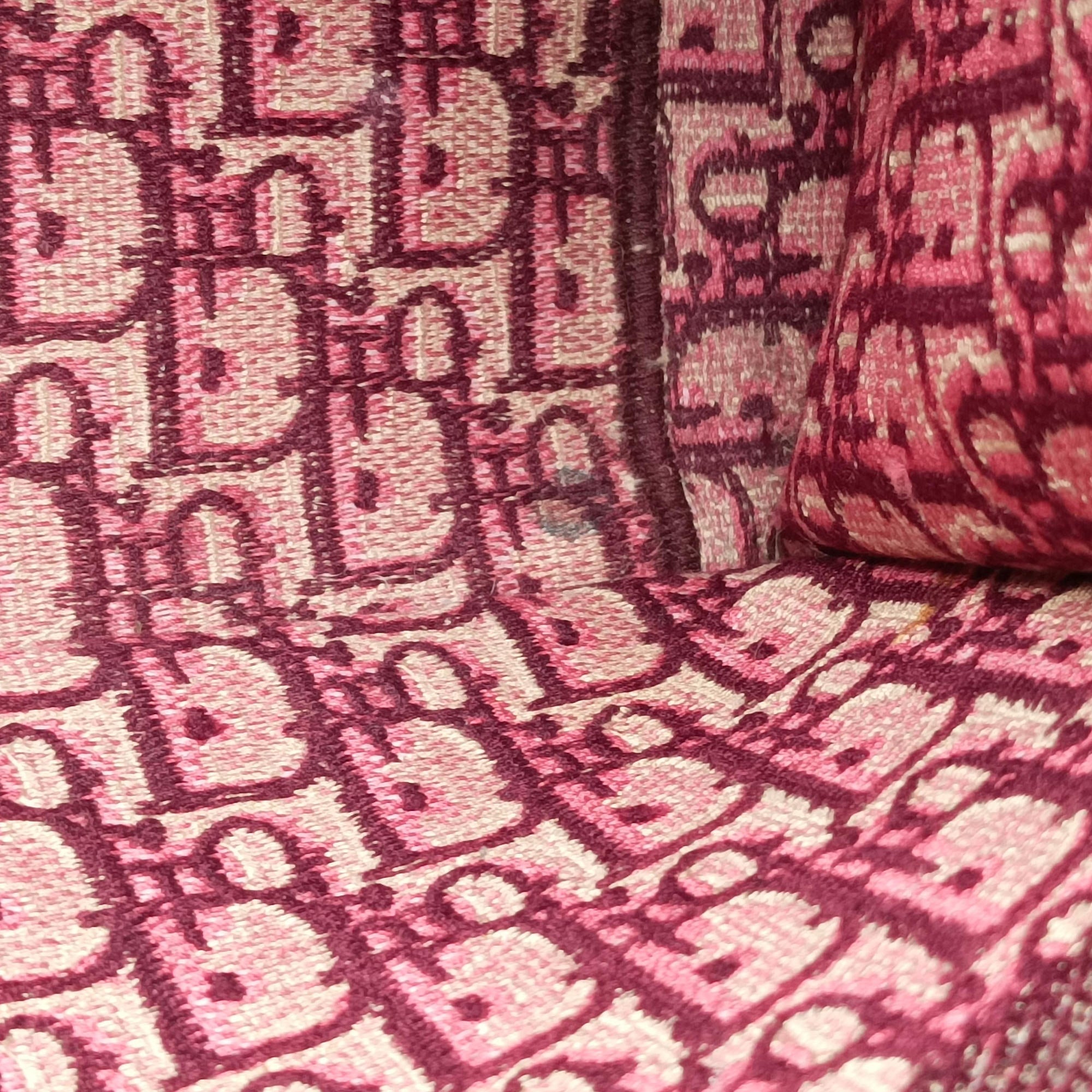 Secondhand Christian Dior Book Tote Red Jacquard  handbag | stylenewstar