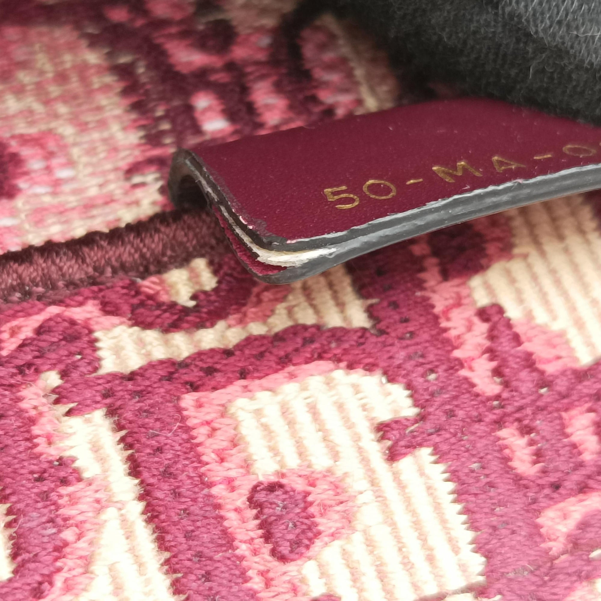 Secondhand Christian Dior Book Tote Red Jacquard  handbag | stylenewstar