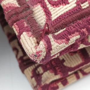 Secondhand Christian Dior Book Tote Red Jacquard  handbag | stylenewstar