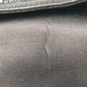 Pre-owned Christian Dior Lady Dior Black Silk  shoulderbag | stylenewstar