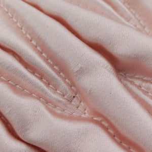 Pre-owned Miu Miu Wander Matelasse hobo Alabaster Pink Satin 5BC125 shoulderbag | stylenewstar
