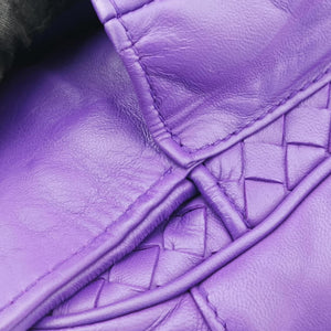 Secondhand Bottega Veneta Intrecciato Purple lambskin  shoulderbag | stylenewstar
